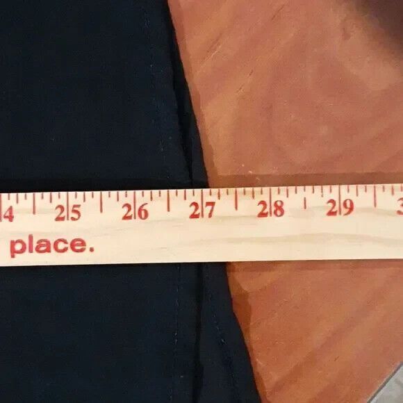 Bozzolo size 2X black shirt bottom half sheer with button embelishment * - Picture 9 of 9